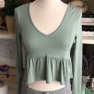 PacSun Babydoll crop